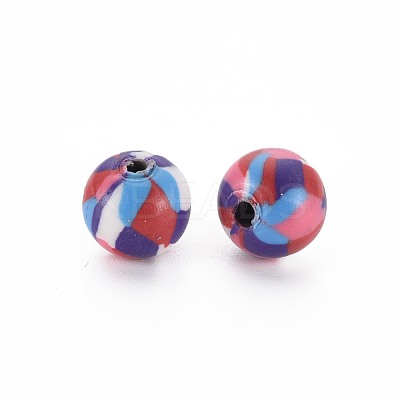 Handmade Polymer Clay Beads CLAY-N008-054A-10-1