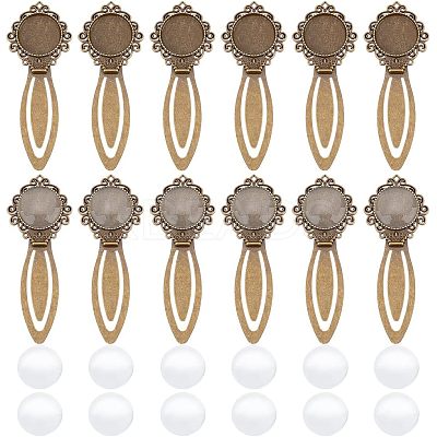 DIY Blank Dome Bookmark Making Kit DIY-NB0007-61-1