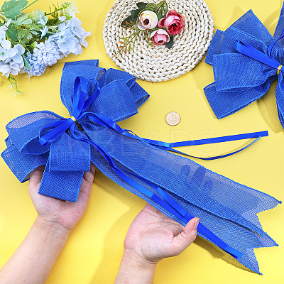 Polyester Big Bowknot FIND-WH0126-414H-1