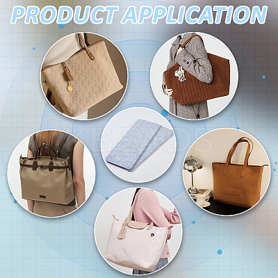 Rectangle Felt Bag Bottom LS-AJEW-WH0460-132-1