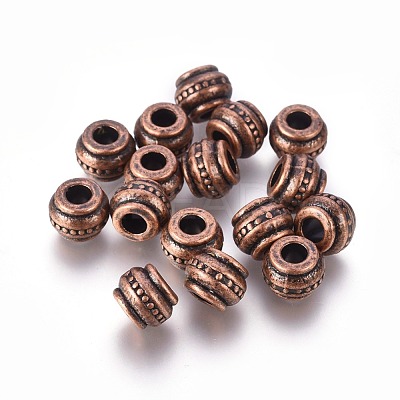 Tibetan Style European Beads X-RLF10904Y-NF-1