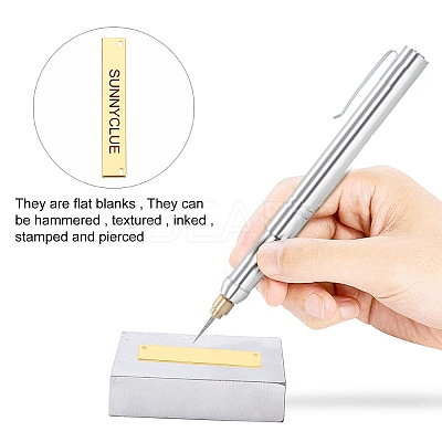 DIY Stamping Blank Tag Pendant Necklaces Making Kits DIY-SC0013-40G-1