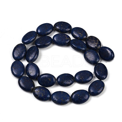 Synthetic Howlite Imitation Lapis Lazuli Beads Strands G-S393-11A-13x18-1