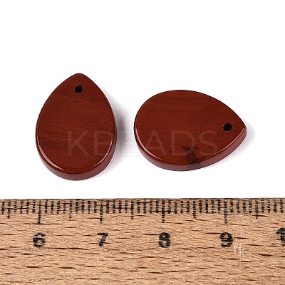Natural Red Jasper Pendants G-Q606-68D-1
