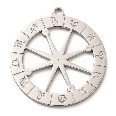 Non-Tarnish 304 Stainless Steel Pendants STAS-E199-10P-1
