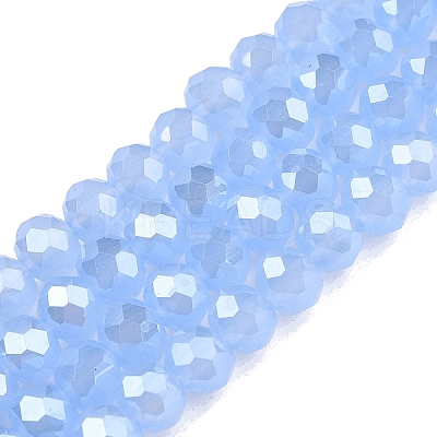 Electroplate Glass Beads Strands LS-EGLA-A044-J6mm-A03-1
