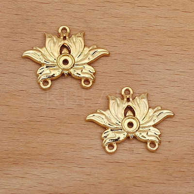 Alloy Chandelier Components Link Cabochon Settings PW-WGC8706-02-1