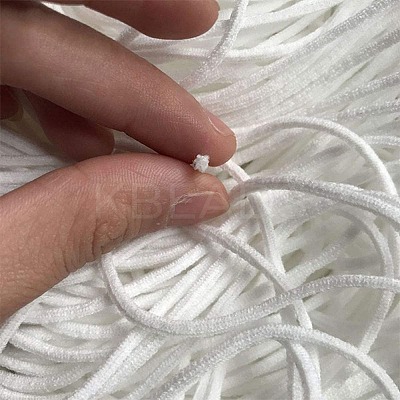 Round Polyester & Spandex Elastic Band for Mouth Cover Ear Loop EC-GF0001-04-1