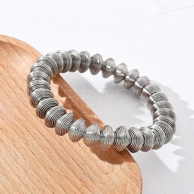 304 Stainless Steel Stretch Bangles for Women LS-BJEW-P315-02D-P-1