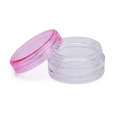 3G PS Plastic Empty Portable Facial Cream Jar MRMJ-WH0020-01B-1