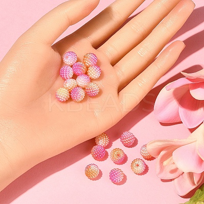 50Pcs Imitation Pearl Acrylic Beads OACR-YW0001-11E-1