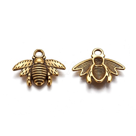 Tibetan Style Alloy Pendants TIBEP-S018-AG-FF-1