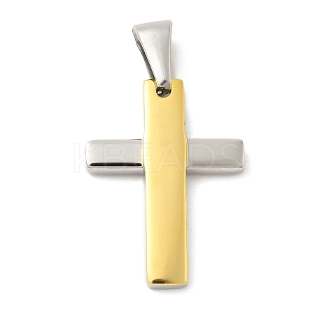 Ion Plating(IP) 304 Stainless Steel Pendants STAS-D110-35GP-1