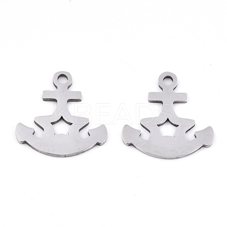 Non-Tarnish 201 Stainless Steel Pendants STAS-S081-051-1