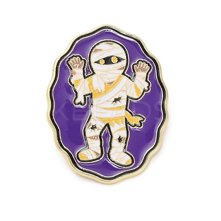 Mummy Enamel Pins JEWB-H033-05C-G-1