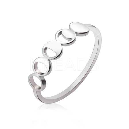 Non-Tarnish 304 Stainless Steel Finger Ring PW-WG27535-02-1