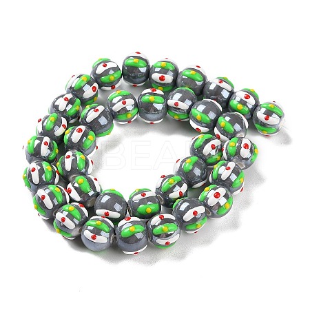 Handmade Porcelain Beads Strands PORC-L078-01F-1