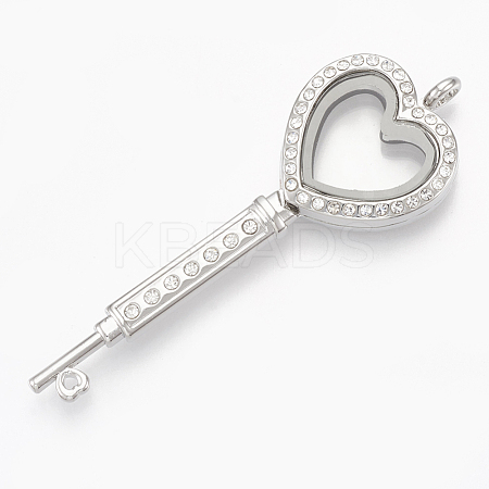 Alloy Magnetic Locket Big Pendants PALLOY-T052-05P-1