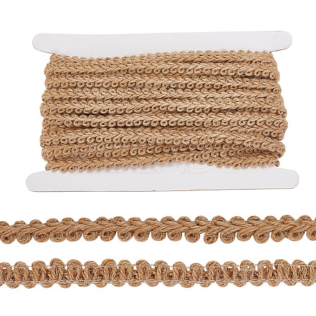 10M Braided Burlap Ribbon OCOR-GO0001-16E-1