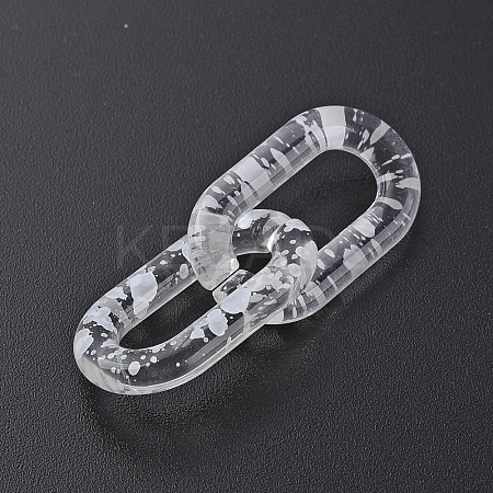 Transparent Acrylic Linking Rings OACR-N009-013B-04-1
