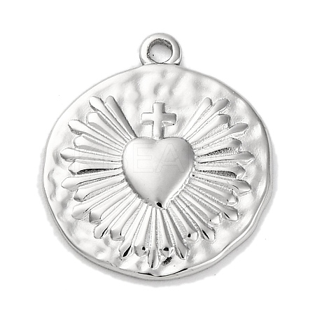 Anti-Tarnish 304 Stainless Steel Pendants STAS-K293-08P-1