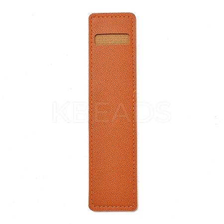 PU Imitation Leather Fountain Pen Sleeves AJEW-A050-01B-1