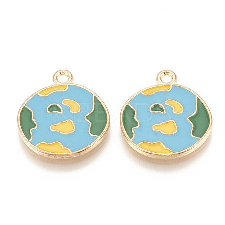 Alloy Enamel Pendants ENAM-S115-019-1