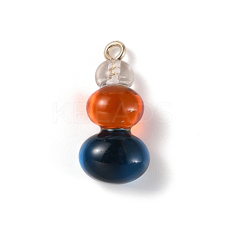 Three Color Resin Pendants RESI-Z016-01A-LG-1