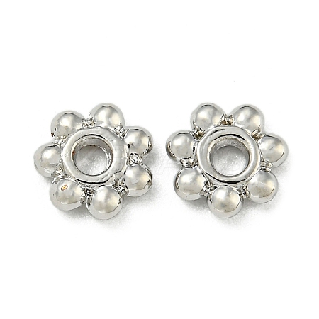 Rack Plating Zinc Alloy Spacer Beads FIND-T071-04P-1