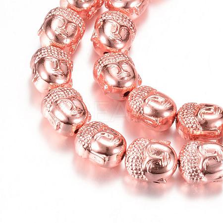 Electroplate Non-magnetic Synthetic Hematite Bead Strands G-Q465-28RG-1