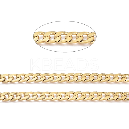 Ion Plating(IP) 304 Stainless Steel Cuban Link Chains CHS-D032-02G-1