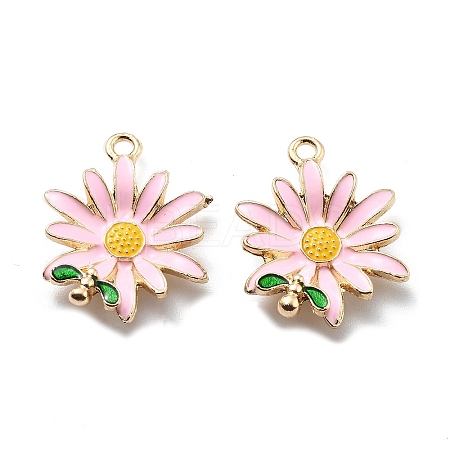 Alloy Enamel Pendants FIND-H016-01G-03-1