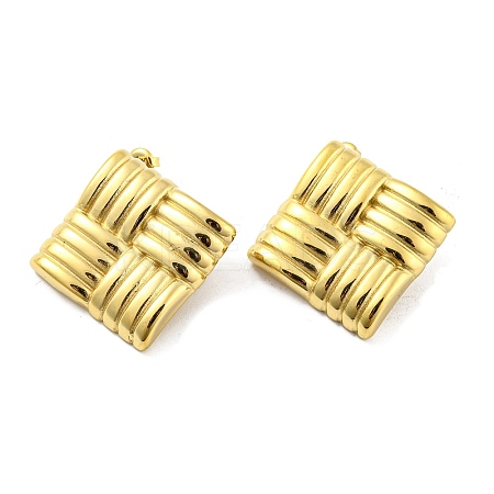 304 Stainless Steel Stud Earrings EJEW-M233-12G-1