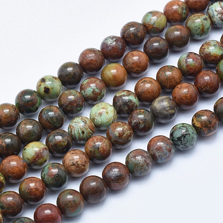 Natural Quartzose Jade Beads Strands G-E444-32-8mm-1