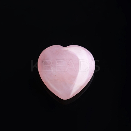 Natural Rose Quartz Love Heart Stone PW-WG32553-07-1