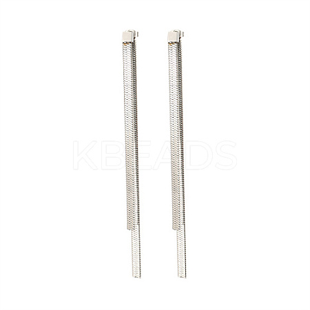 304 Stainless Steel Stud Earrings QT8016-2-1