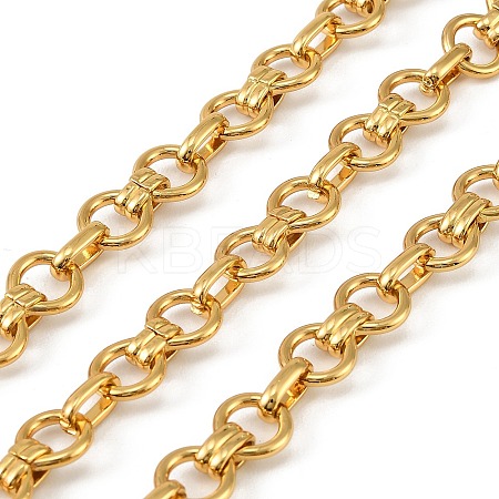 304 Stainless Steel Ring Link Chains CHS-G051-16G-1