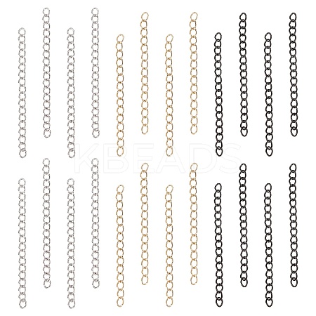90Strands 3 Colors 304 Stainless Steel Chain Extender STAS-UN0032-29-1