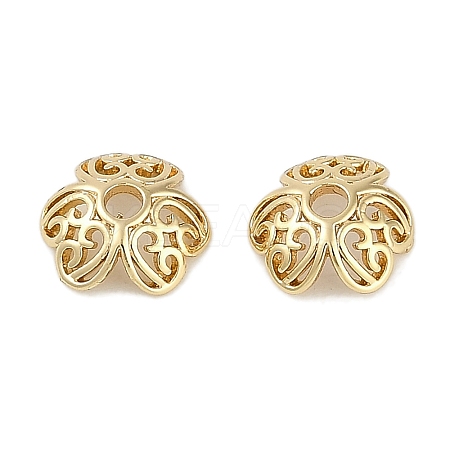 Brass Bead Caps KK-I719-10G-1