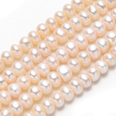 Natural Cultured Freshwater Pearl Beads Strands PEAR-S002-6-7mm-3-1