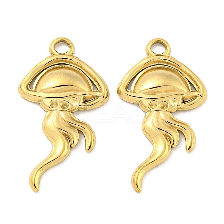 Ion Plating(IP) 304 Stainless Steel Pendant Rhinestone Settings STAS-K253-10G-1