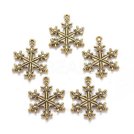 Zinc Tibetan Style Alloy Pendants X-TIBEP-12740-AG-LF-1