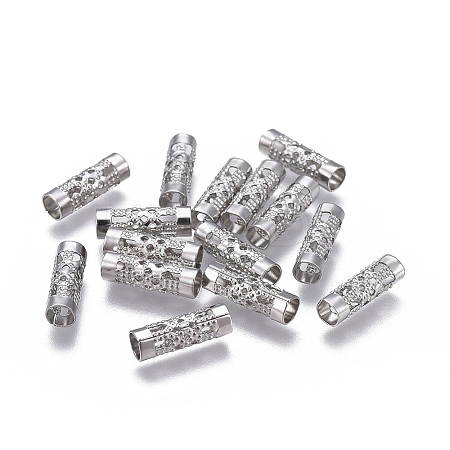 Tarnish Resistant 304 Stainless Steel Tube Beads LS-X-STAS-P236-17P-1