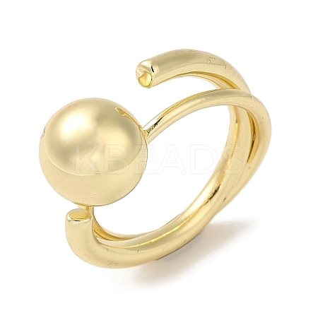 Brass Wrap Rings RJEW-Q778-14G-1