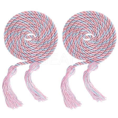 Polyester Double-end Tassels Graduation Honor Rope FIND-WH20005-32A-1