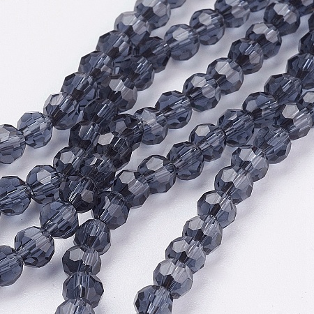 Glass Beads Strands EGLA-J042-4mm-03-1