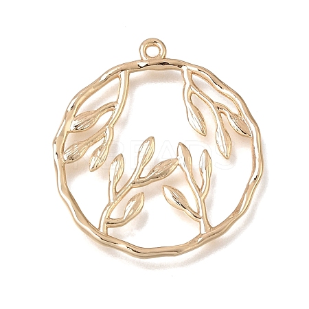 Brass Pendants KK-H293-06B-G-1