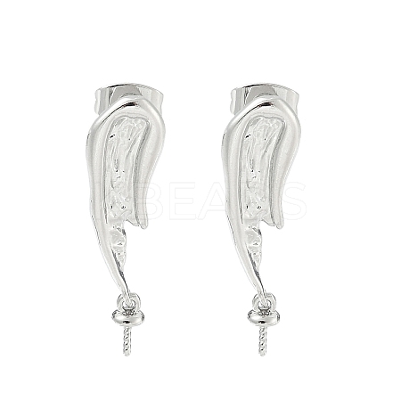 Brass Stud Earring Findings LS-KK-M326-19P-1