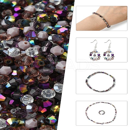 Mixed Styles Glass Beads GLAA-YWC0003-01E-1