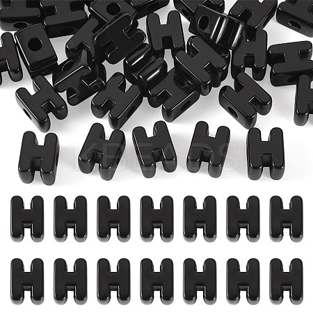 Acrylic European Beads OACR-TAC0013-14H-1